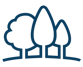 Image of trees on a hill